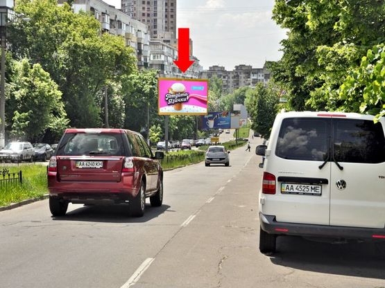 Фото рекламной плоскости по адресу Василевской ул., 12/16, напротив, разделитель, в сторону Победы пр.