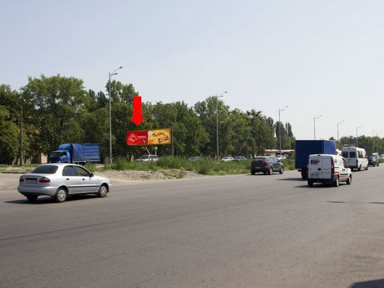 Фото рекламной плоскости по адресу Кольцевая дорога / Зодчих ул., 18, напротив, в сторону Одесская пл., левая