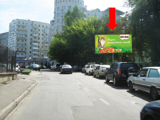 Фото рекламной плоскости по адресу Сахарова ул., 80, возле "Кредобанка"