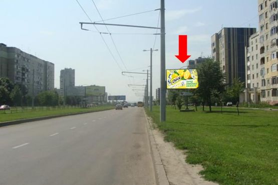 Фото рекламной плоскости по адресу Красной Калины пр-т, 74 / ул. Скрипника Фото рекламной плоскости по адресу Красной Калины пр-т, 74 / ул. Скрипника