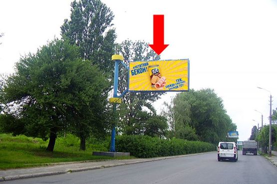 Фото рекламной плоскости по адресу Сквирское шоссе, 10