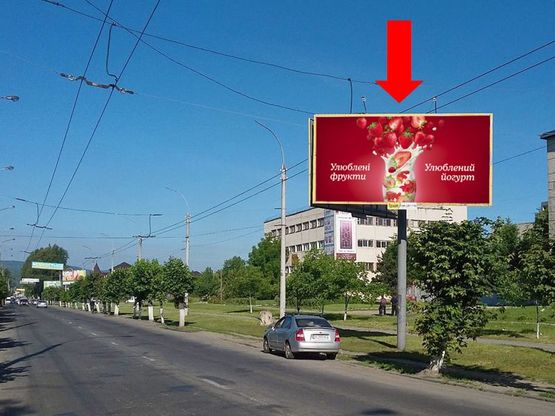 Фото рекламной плоскости по адресу Хотинская ул., 41, возле АЗС "ОККО", в сторону супермаркета "Эпицентр" Фото рекламной плоскости по адресу Хотинская ул., 41, возле АЗС "ОККО", в сторону супермаркета "Эпицентр"