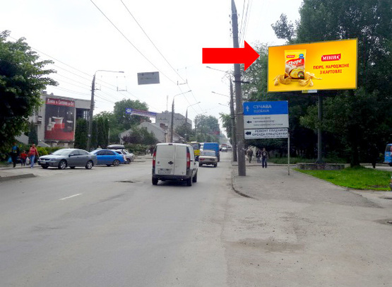 Фото рекламної площини за адресою Главная ул., 190, возле экспоцентра "Ролем", из центра