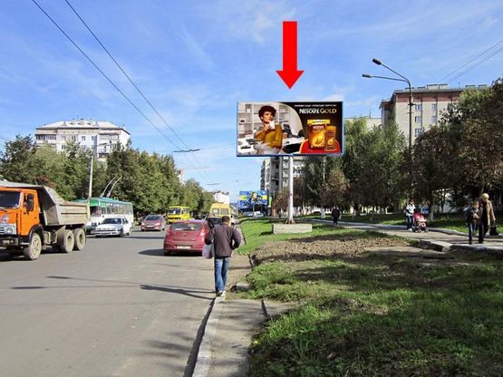 Фото рекламної площини за адресою Троллейбусная ул. / Галицкая ул., возле магазина "Фаворит"