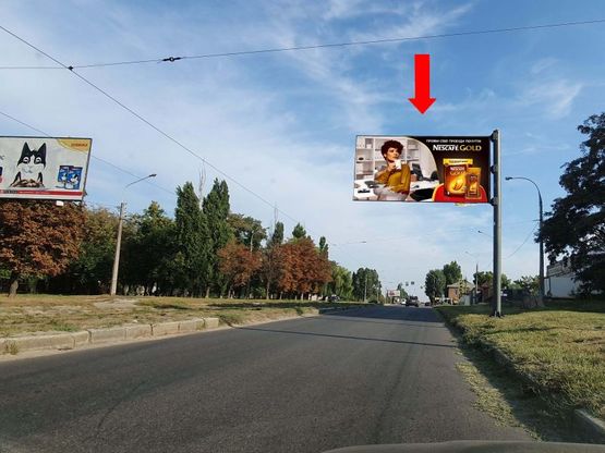 Фото рекламної площини за адресою Морозова ул., 21 - ул. Костычева, в сторону пр. Московского