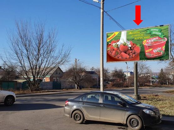 Фото рекламної площини за адресою Стуса ул. 21 - ул. Сахалинская, в сторону ул. Ак. Павлова