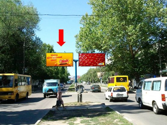 Фото рекламной плоскости по адресу Университетская ул. (бывш. 40-летия Октября ул.) / Мира ул., возле "Днепровского" рынка, разделитель, в центр, левый Фото рекламной плоскости по адресу Университетская ул. (бывш. 40-летия Октября ул.) / Мира ул., возле "Днепровского" рынка, разделитель, в центр, левый