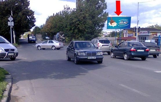 Фото рекламной плоскости по адресу Трудовая ул. / ул. Прибужская Фото рекламной плоскости по адресу Трудовая ул. / ул. Прибужская