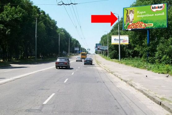 Фото рекламної площини за адресою Львовское шоссе, 55, выезд в сторону Львова Фото рекламної площини за адресою Львовское шоссе, 55, выезд в сторону Львова