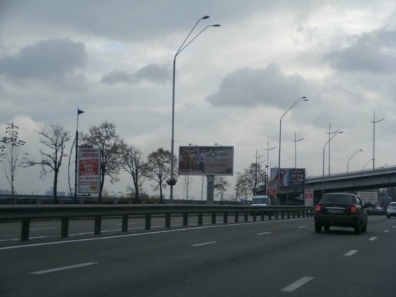 Фото рекламної площини за адресою Набережное шоссе(500м от Наводницк. парка)