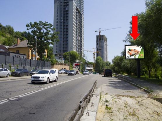 Фото рекламной плоскости по адресу Брожко ул. (бывш. Кировоградская ул.), в сторону ул. Изюмской