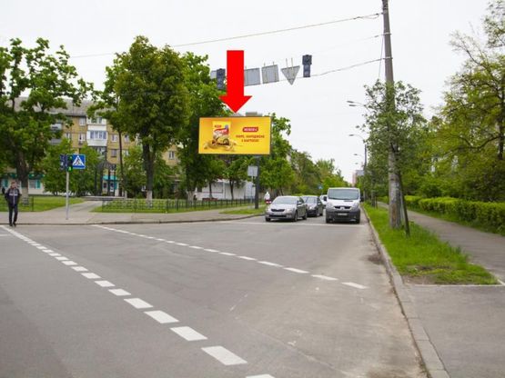 Фото рекламной плоскости по адресу Тампере ул., 17/2  - пр. Мира, на светофоре, в сторону пр. Воссоединения