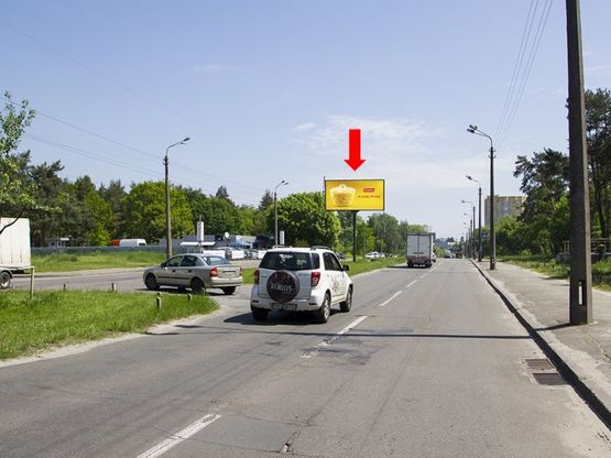 Фото рекламної площини за адресою Навои пр., 1а, разделитель, в сторону рынка "Юность", ул. Братиславской