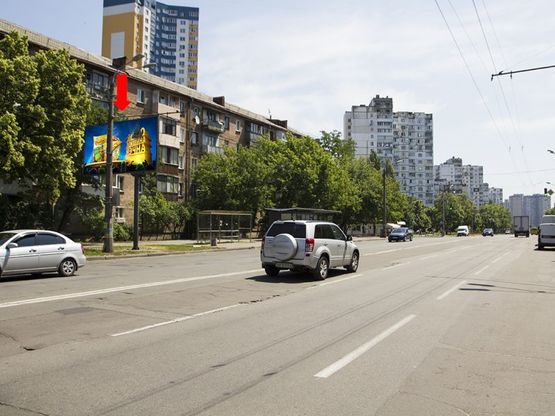 Фото рекламної площини за адресою Свободы пр., 8/28 - ул. Межевая, в сторону пр. Правды