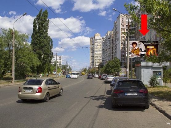 Фото рекламної площини за адресою Героев Сталинграда пр., 58 в сторону ул. Северной Фото рекламної площини за адресою Героев Сталинграда пр., 58 в сторону ул. Северной