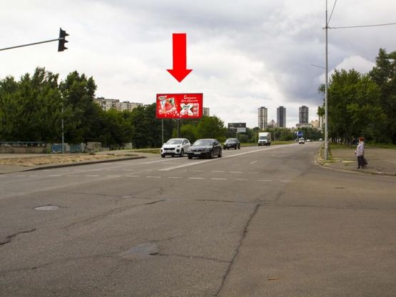 Фото рекламної площини за адресою Радужная ул., 21 - ул. Микитенко, к ул. Кибальчича