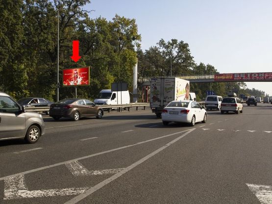 Фото рекламної площини за адресою Победы пр. - ул. Связистов, поворот на ЖК "Чайка", в центр Фото рекламної площини за адресою Победы пр. - ул. Связистов, поворот на ЖК "Чайка", в центр