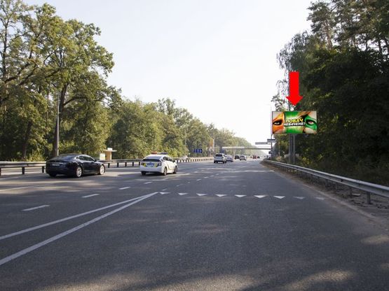 Фото рекламной плоскости по адресу Победы пр. - ул. Связистов, поворот на ЖК "Чайка", в центр