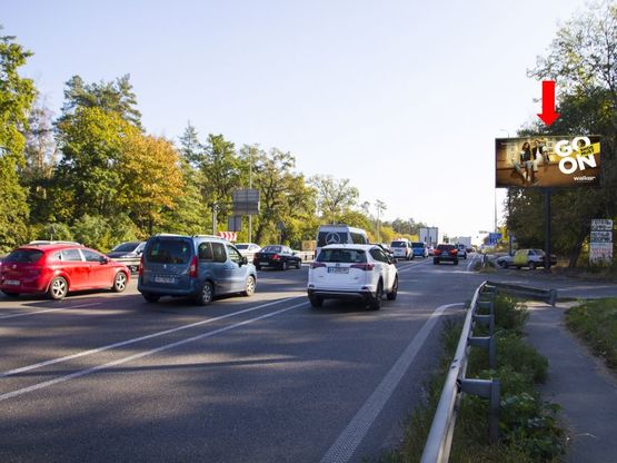 Фото рекламной плоскости по адресу Победы пр. - ул. Связистов, поворот на Петропавловскую Бощаговку, в центр