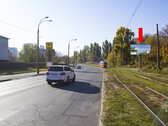 Фото рекламної площини за адресою Василенко ул. - ул. Выборгская, в сторону бул. Гавела (бывш. Лепсе)