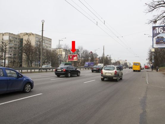 Фото рекламной плоскости по адресу Кольцевая дорога - ул. Котельникова, в сторону пр. Победы