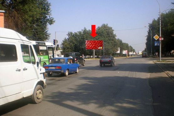 Фото рекламной плоскости по адресу Грушевского пр. / ул. Красноармейская, из центра Фото рекламной плоскости по адресу Грушевского пр. / ул. Красноармейская, из центра