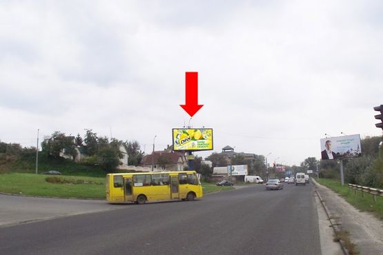 Фото рекламной плоскости по адресу Набережная ул. / Яровица ул., кольцо, в центр