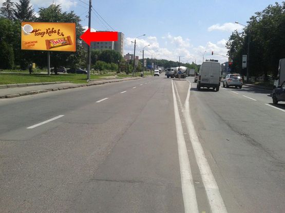 Фото рекламной плоскости по адресу Пасечная ул. / Вашингтона ул., возле ТРЦ "METRO", остановки