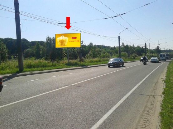 Фото рекламної площини за адресою Зеленая ул., выезд из города