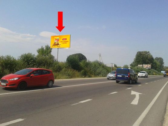 Фото рекламной плоскости по адресу Окружная дорога, с. Сокольники, в сторону ул. Городоцкая, супермаркетов Metro, Эпицентр