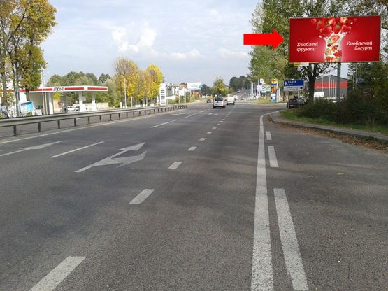 Фото рекламной плоскости по адресу Городоцкая ул. / Винниченка ул., в центр Фото рекламной плоскости по адресу Городоцкая ул. / Винниченка ул., в центр