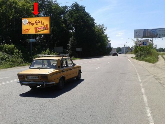 Фото рекламної площини за адресою Трасса Киев-Львов, с. Малехов, АЗС "WOG" въезд в город