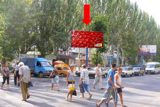 Фото рекламной плоскости по адресу 50-летия Победы пр., возле "Рижского" рынка Фото рекламной плоскости по адресу 50-летия Победы пр., возле "Рижского" рынка