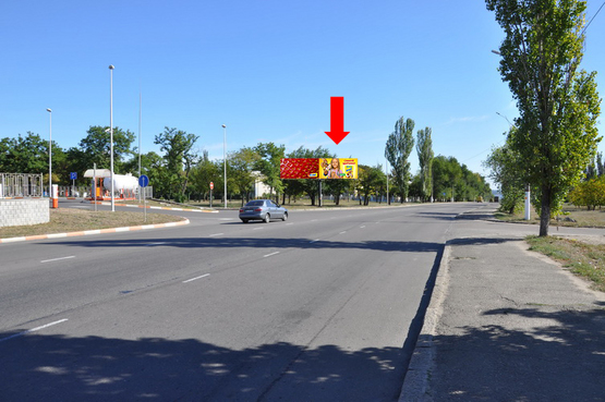 Фото рекламної площини за адресою Веселиновская ул., возле АЗС "Formula", в центр, правая Фото рекламної площини за адресою Веселиновская ул., возле АЗС "Formula", в центр, правая