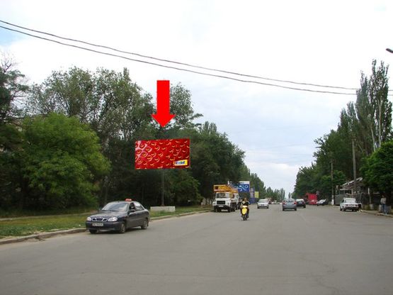 Фото рекламної площини за адресою Херсонское шоссе, 94 / Космонавтов ул., возле АЗС "Amic", возле Николаевского хлебозавода №1, из центра Фото рекламної площини за адресою Херсонское шоссе, 94 / Космонавтов ул., возле АЗС "Amic", возле Николаевского хлебозавода №1, из центра