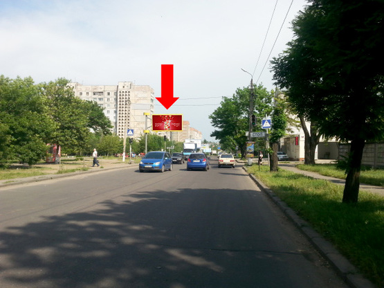 Фото рекламной плоскости по адресу Херсонское шоссе, 30, возле супермаркета "Экомаркет", из центра Фото рекламной плоскости по адресу Херсонское шоссе, 30, возле супермаркета "Экомаркет", из центра