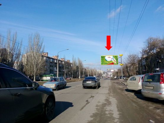 Фото рекламной плоскости по адресу Космонавтов ул. / 4-я Продольная ул., из центра