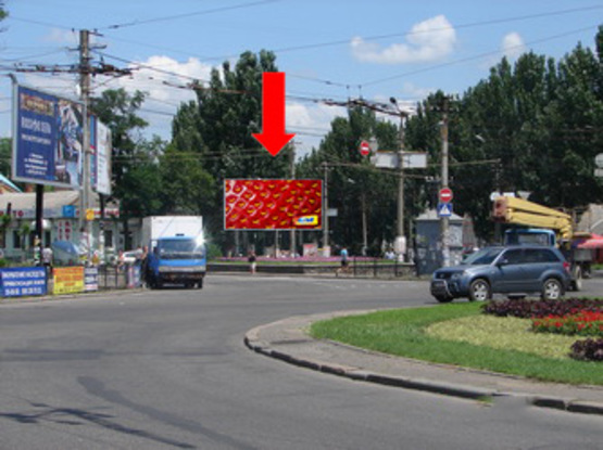 Фото рекламной плоскости по адресу Пушкинская ул. / Наваринская ул. / Центральный пр. (бывш. Ленина пр.), Пушкинское кольцо Фото рекламной плоскости по адресу Пушкинская ул. / Наваринская ул. / Центральный пр. (бывш. Ленина пр.), Пушкинское кольцо