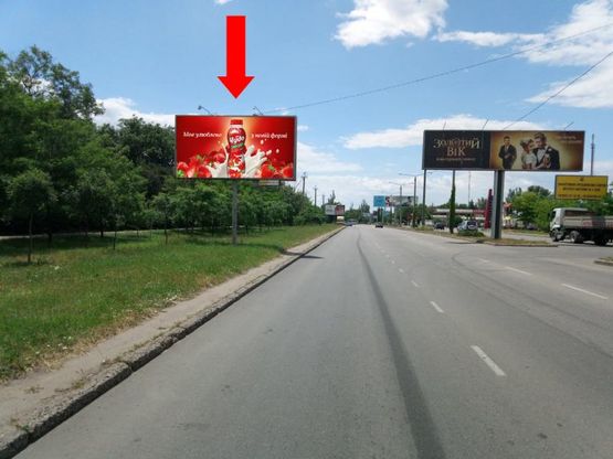 Фото рекламной плоскости по адресу Южная дорога, 3, в центр