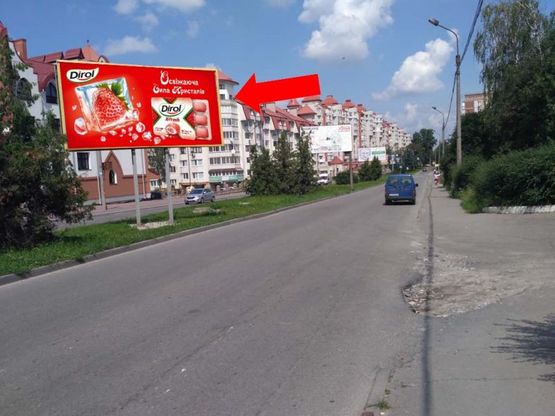 Фото рекламной плоскости по адресу Коновальца ул., 3, разделитель, в сторону Злуки пр. Фото рекламной плоскости по адресу Коновальца ул., 3, разделитель, в сторону Злуки пр.