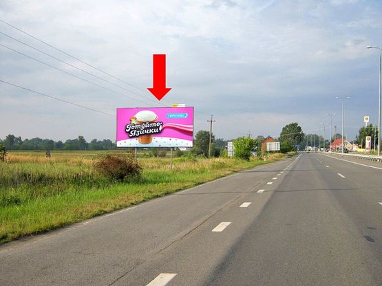 Фото рекламной плоскости по адресу Контрольно-пропускной пункт "Чоп", выезд со страны в сторону Венгрии