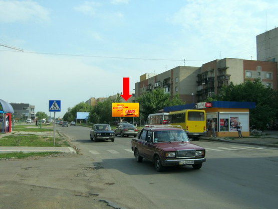 Фото рекламної площини за адресою Легоцкого ул., 22, в сторону ул. Заньковецкой, ТЦ "Токио"