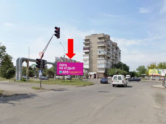 Фото рекламной плоскости по адресу Заньковецкой ул. / ул. Грушевского, в сторону ул. Легоцкого Фото рекламной плоскости по адресу Заньковецкой ул. / ул. Грушевского, в сторону ул. Легоцкого