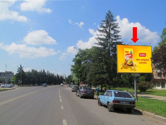 Фото рекламної площини за адресою Свободы пр. / ул. Джамбула