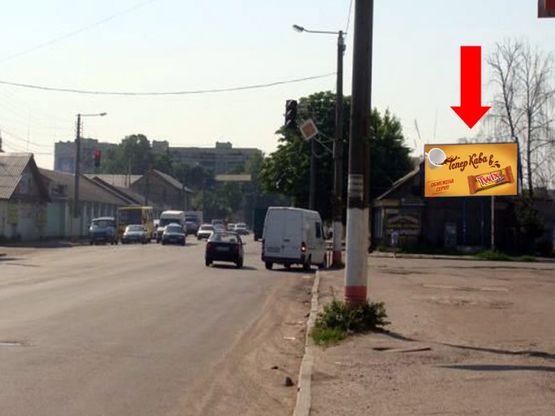 Фото рекламной плоскости по адресу Независимости пр. (бывш. ул. Ватутина) / Грушевского ул. (бывш. ул. Котовского), 102, в сторону вокзала Фото рекламной плоскости по адресу Независимости пр. (бывш. ул. Ватутина) / Грушевского ул. (бывш. ул. Котовского), 102, в сторону вокзала