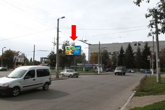 Фото рекламной плоскости по адресу Витрука ул. / ул. Циолковского, Полевая пл., возле ночного клуба "Марио"