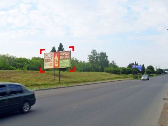 Фото рекламной плоскости по адресу вул. Набережна (навпроти буд. 28)