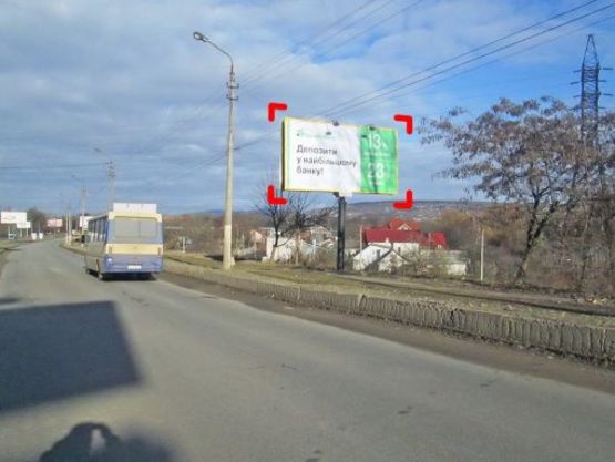 Фото рекламной плоскости по адресу вул. Калинівська (за мостом з вул. Білоруською), місце 1