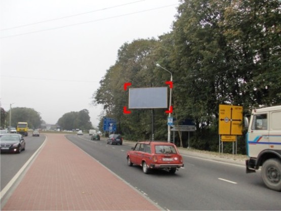 Фото рекламної площини за адресою вул. Городоцька, 300 (біля повороту на ТЦ "Метро"), місце 1