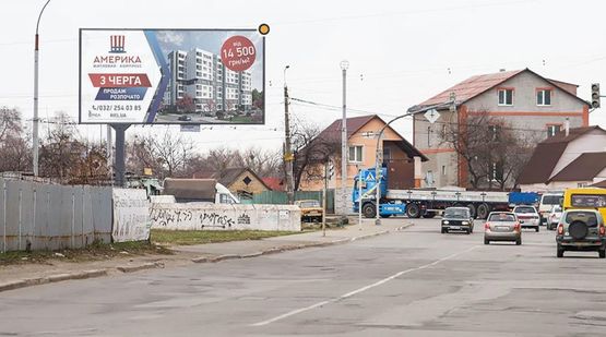 Фото рекламной плоскости по адресу Королева Академика пр., напротив д.№31 по ул.Симиренко